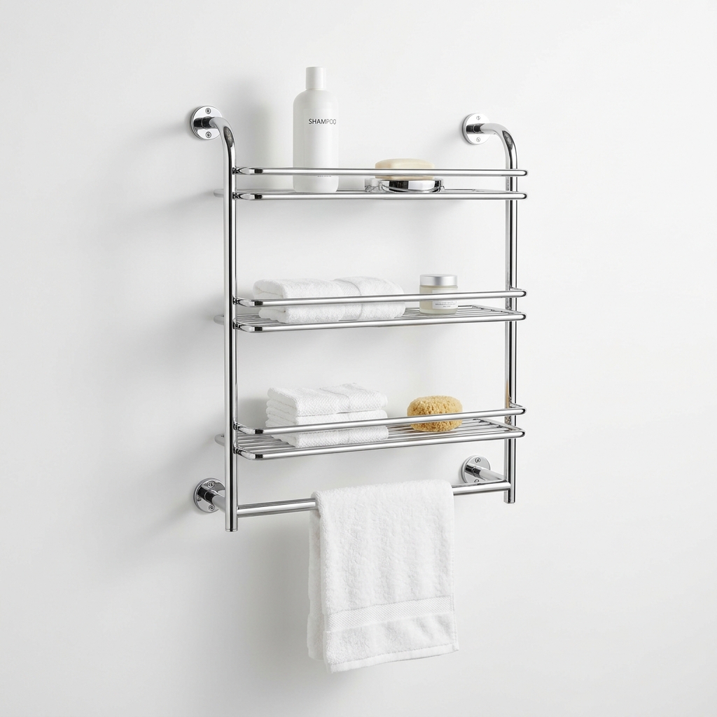 SS Bathroom Shelf 3-Tier