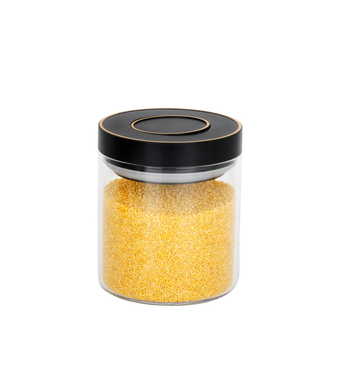 Storage glass bottle - 450 ml, with pressure seal