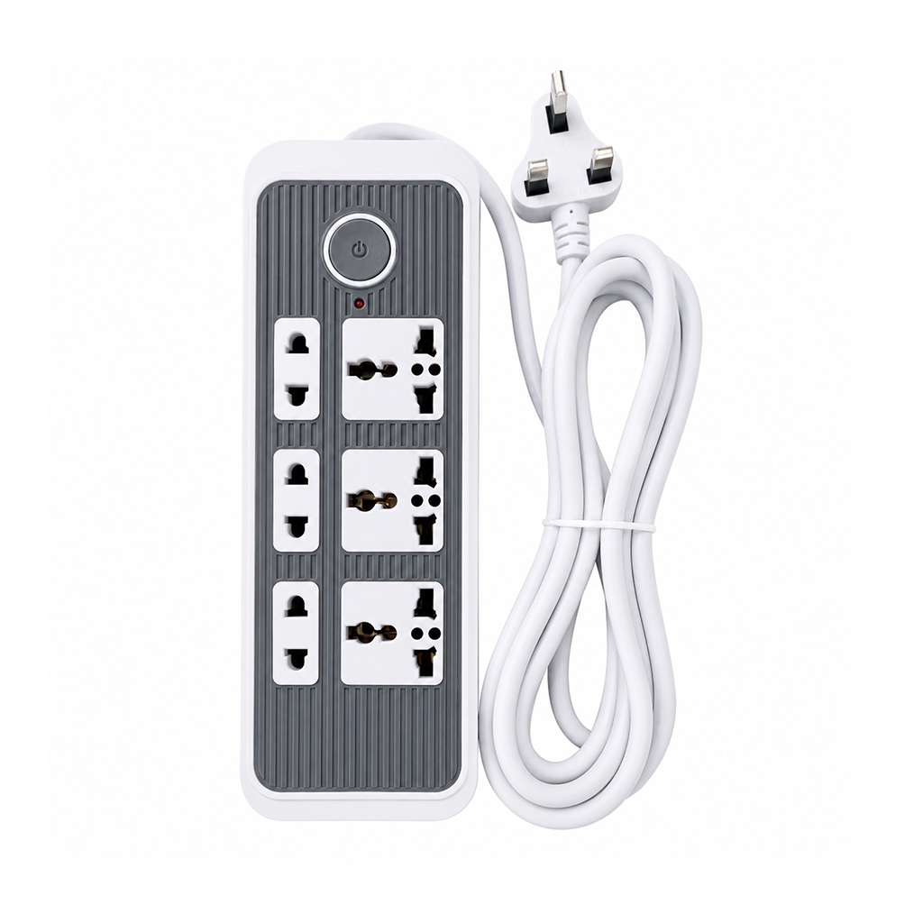 Extension Power Cord 3M – 6 Outlet Sockets