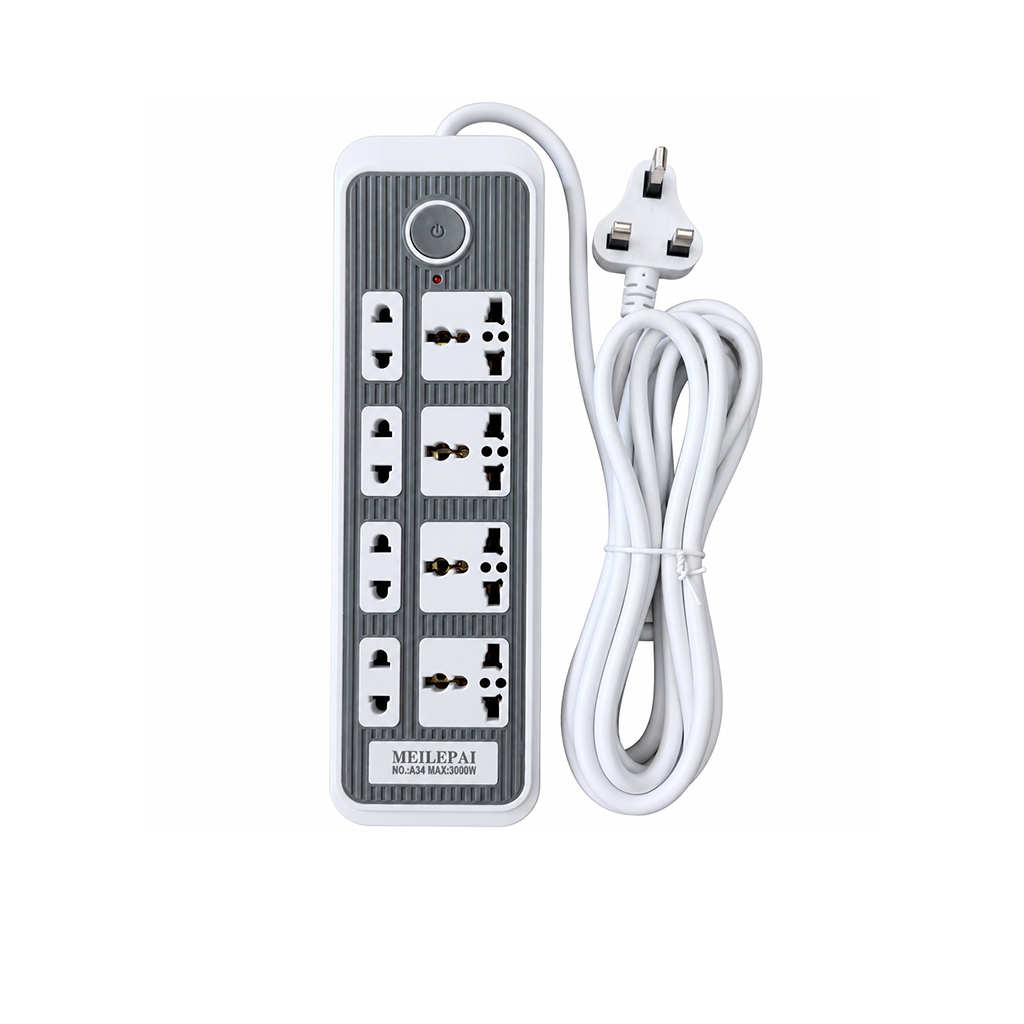 Extension Power Cord 3M – 8 Outlet Sockets