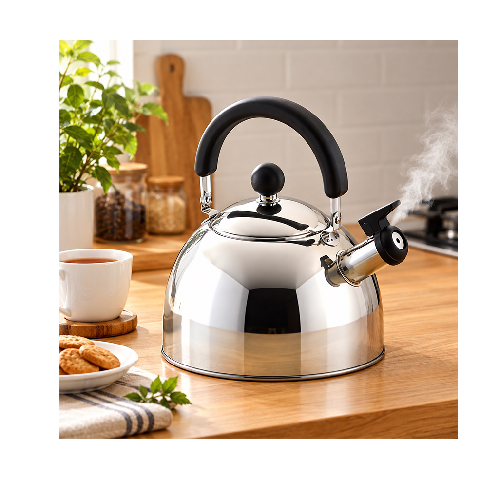 Stainless Steel Whistling Kettle - 2L